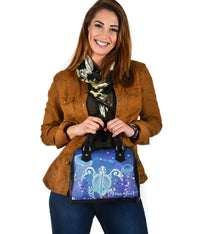 Personalized - Hawaii Turtle Jellyfish Coral Galaxy Shoulder Handbag - Polynesian Pride
