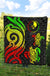 Yap Micronesian Premium Quilt - Reggae Tentacle Turtle - Polynesian Pride