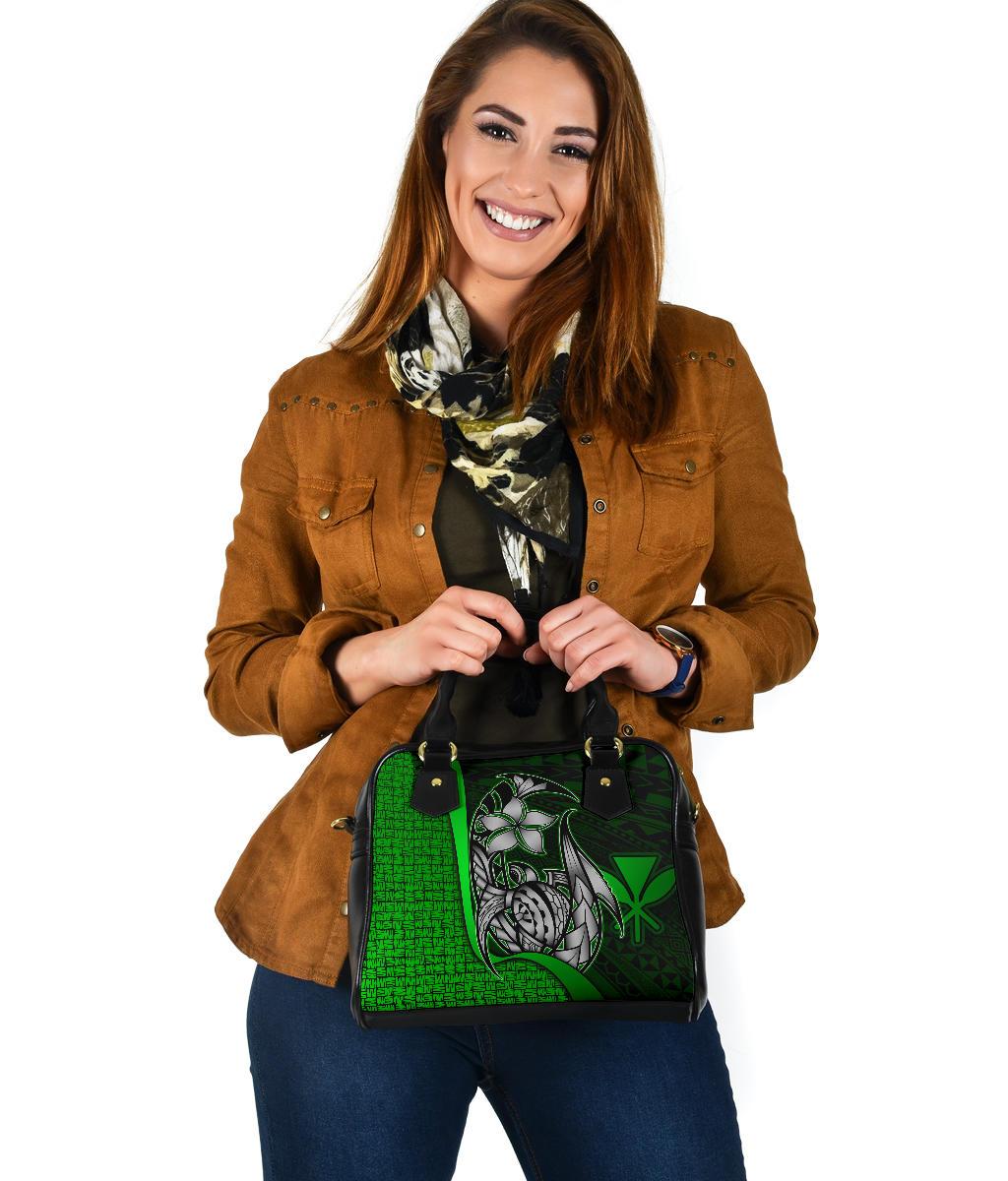 Polynesian Hawaii Shoulder Handbag Green - Turtle the Hook - Polynesian Pride