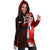 Wallis and Futuna Polynesian Hoodie Dress - Coat Of Arm With Hibiscus - Polynesian Pride