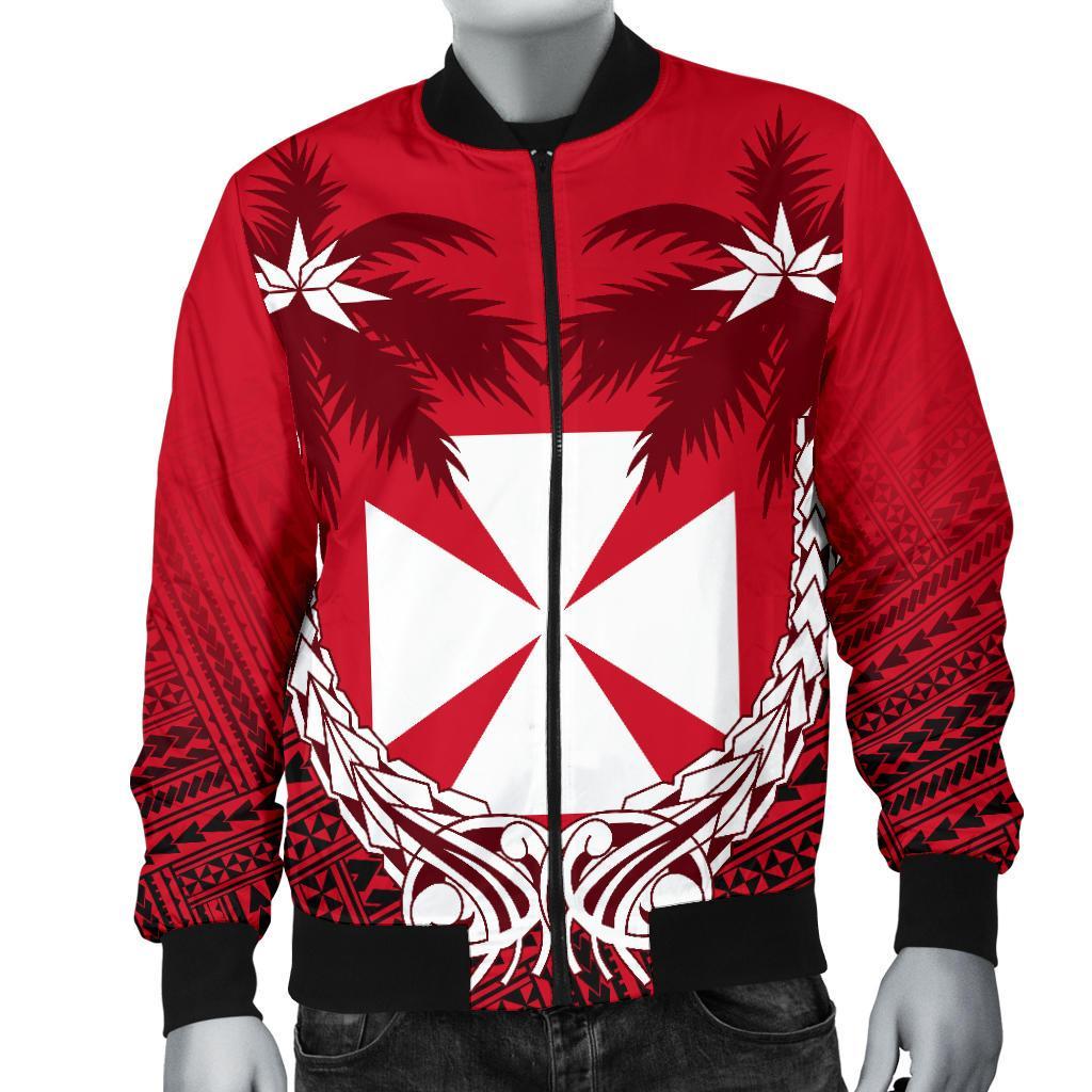 Wallis and Futuna Polynesian Coconut Men's Bomber Jacket - Polynesian Pride