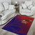 American Samoa Polynesian Area Rug - Bald Eagle (Blue - Red) - Polynesian Pride