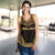 Palau Women's Racerback Tank - Polynesian Chief Gold Version - Polynesian Pride
