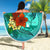 Guam Beach Blanket - Tropical Flowers Style - Polynesian Pride