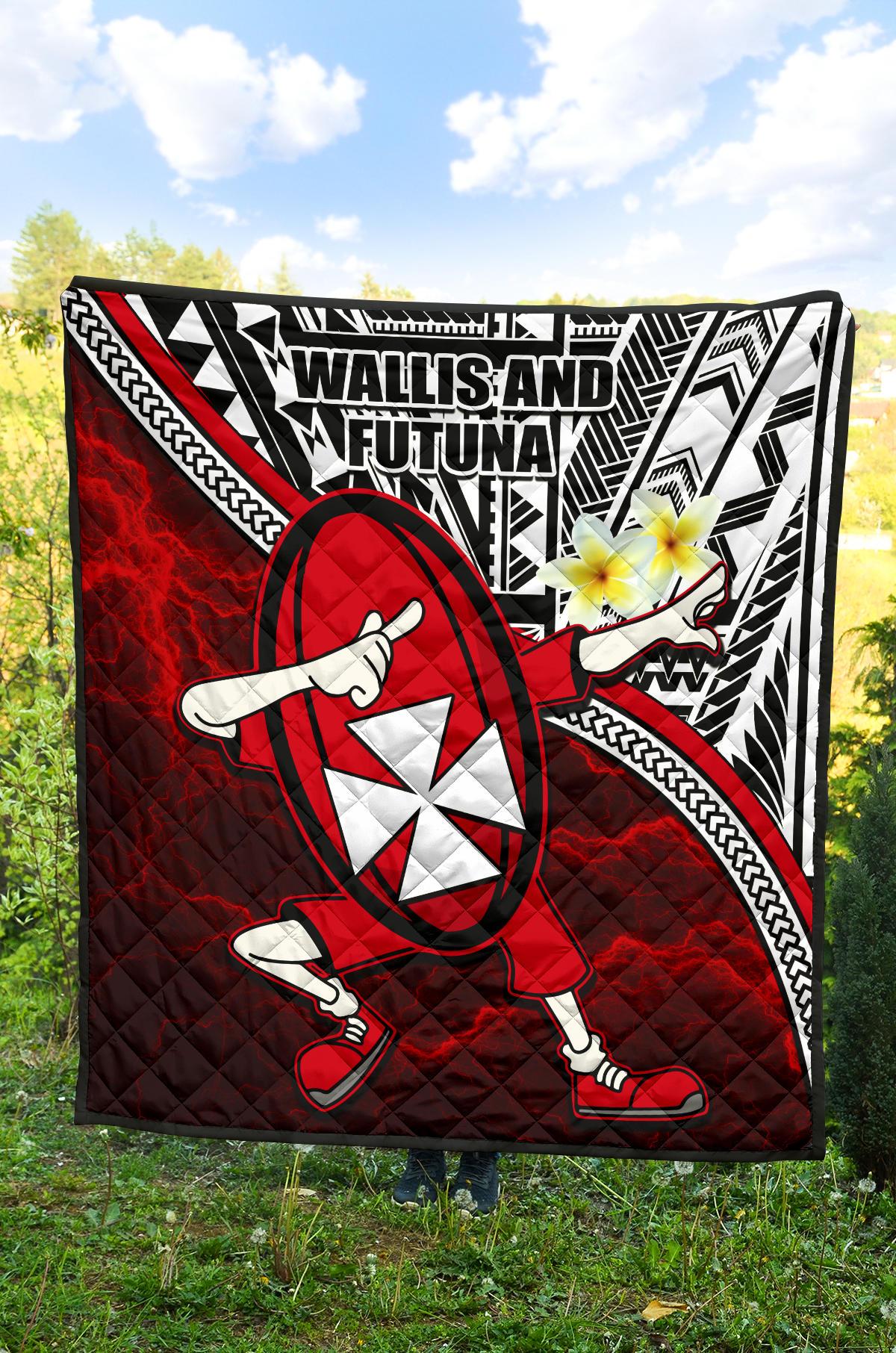 Dab Trend Style Rugby Premium Quilt Wallis and Futuna - Polynesian Pride