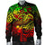 Tahiti Men's Bomber Jacket - Reggae Shark Polynesian Tattoo - Polynesian Pride