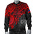 Samoa Polynesian Bomber Jacket (Men) - Red Turtle - Polynesian Pride