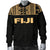 Fiji Men's Bomber Jacket - Polynesian Gold Version - Polynesian Pride