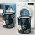 Hawaii Tropical Hibiscus Turtle Shark Aumakua Laundry Basket Lucas Style Blue AH - Polynesian Pride