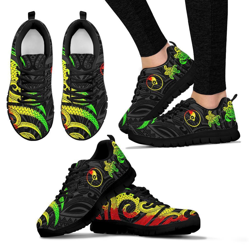 Yap Micronesian Sneakers - Reggae Tentacle Turtle - Polynesian Pride