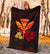 Polynesian Kanaka Maoli Flower Blanket - Polynesian Pride