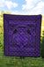 Hawaii Polynesian Pele Kanaka Premium Quilt Purple - Polynesian Pride