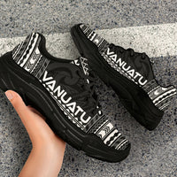 Vanuatu Chunky Sneakers - Polynesian Chief Black Version - Polynesian Pride