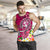 Tonga Men's Tank Top - Turtle Plumeria (Pink) Pink - Polynesian Pride