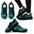 Fiji Polynesian Sneakers - Turquoise Tentacle Turtle Crest - Polynesian Pride