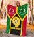 Polynesian Vanuatu Custom Personalised Premium Blanket - Vanuatu Flag and Coat Of Arms - Polynesian Pride