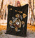 Hawaii Kakau Polynesian Turtle Map Premium Blanket - Polynesian Pride