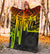 American Samoa Premium Blankets - Seal With Polynesian Pattern Heartbeat Style (Reggae) - Polynesian Pride