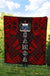 Samoa Premium Quilt - Samoa Coat Of Arms Polynesian Red Tattoo - Polynesian Pride