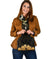 Personalised - Hawaii Royal Hibiscus Polynesian Tribal Shoulder Handbag Gold AH - Polynesian Pride