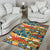 Polynesian Area Rug - Colorful Hibiscus Flowers Pattern - Polynesian Pride