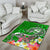 Guam Area Rug - Turtle Plumeria (Green) - Polynesian Pride