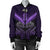 Maori Manaia New Zealand Women Bomber Jacket Purple - Polynesian Pride