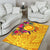 Polynesian Rugs - Vanuatu Symbols With Hibiscus - Polynesian Pride