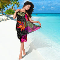 French Polynesia Sarong - Polynesian Hibiscus Pattern - Polynesian Pride