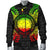 Northern Mariana Islands Polynesian Men's Bomber Jacket Map Reggae - Polynesian Pride