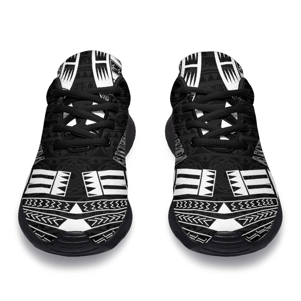American Samoa Sport Sneakers - Polynesian Tattoo Black - Polynesian Pride