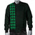 Hawaii Kakau Polynesian Hammerhead Shark Men's Bomber Jacket - Green - Polynesian Pride