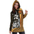 Federated States of Micronesia Women's Hoodie Dress Gold - Turtle With Hook - Polynesian Pride