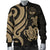 Marshall Islands Men's Bomber Jacket - Tentacle Turtle Gold - Polynesian Pride