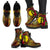 New Caledonia Polynesian Leather Boots - Hibiscus Vintage - Polynesian Pride