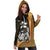 Polynesian Hawaii Hoodie Dress Gold - Turtle with Hook - Polynesian Pride