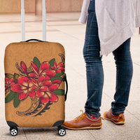 Plumeria Luggage Cover - Polynesian Pride