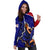 American Samoa Women's Hoodie Dress - Eagle Style Polynesian Patterns - Polynesian Pride