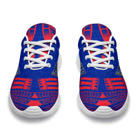 Wallis And Futuna Sport Sneakers - Polynesian Tattoo Flag - Polynesian Pride