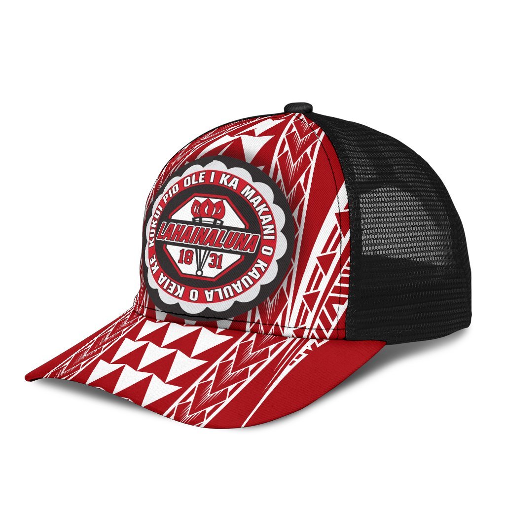 Hawaii - Lahainaluna High Mesh Back Cap - AH - Polynesian Pride