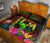 Tonga Polynesian Personalised Quilt Bed Set - Hibiscus and Banana Leaves - Polynesian Pride