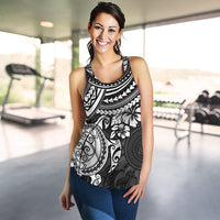 Polynesian Racerback Tank (Women) - Polynesian White Turtle - Polynesian Pride