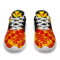 Polynesian Kanaka Flag Sport Sneakers - Nora Style - Polynesian Pride