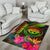 Federated States of Micronesia Polynesian Personalised Area Rug - Hibiscus and Banana Leaves - Polynesian Pride