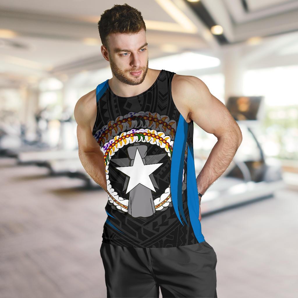 Northern Mariana Islands Men's Tank Top - Northern Mariana Islands Spirit - Polynesian Pride