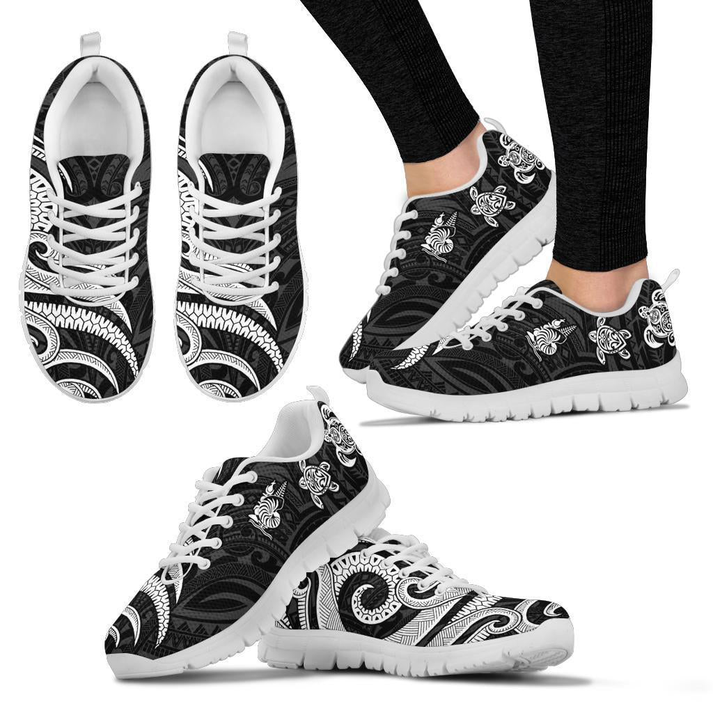 New Caledonia Sneakers - White Tentacle Turtle - Polynesian Pride