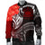 Samoa Custom Personalised Men's Bomber Jacket - Samoa Seal Wave Style (Red) - Polynesian Pride