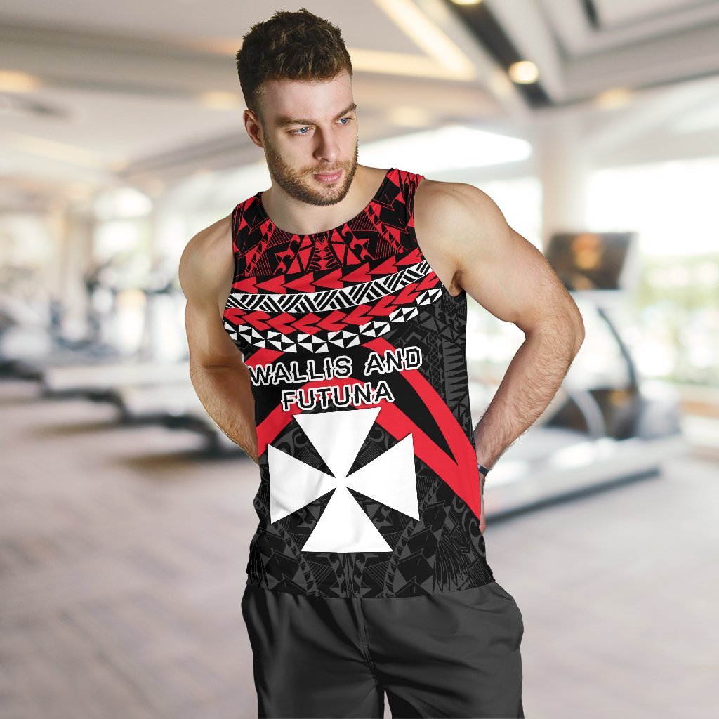 Wallis And Futuna Polynesian Men Tank Top - Vibes Version - Polynesian Pride