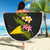 Tokelau Custom Personalised Beach Blanket - Plumeria Tribal - Polynesian Pride