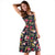 Hawaii Tropical Hibiscus, Strelitzia Palm Leaves Midi Dress - Polynesian Pride